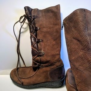 BORN Pioneer Soft All-Leather Mid-Calf Boots 7